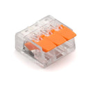 (30&50Pieces) Lever Nuts-3 New style compact Splicing Connectors Quick Disconnect Wire Connectors AWG 24-12