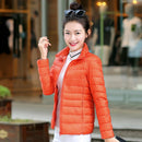 Light Duck Down Puffer Coat Women 2022 Autumn Coats Warm Duck Down Female Casual Jacket Stand Collar Pocket Lady Slim Jacket 3XL