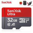 100% SanDisk A1 Memory Cards camera card 16GB 32GB 64GB Micro SDcard 128GB 120MB/s Class 10 UHS-1 Flashcard Microsd TF/SD Card
