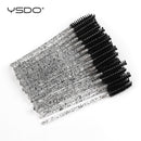 Disposable 5-50 Pcs Crystal Eyelash Brushes Diamond Handle Mascara Wands Eyelash Extension Makeup Tools Eyelash Brush wholesale