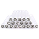 20Pcs Reusable Eyebrow Brush Tube Dust-Proof Eyelash Brush Tube Replaceable Makeup Brushes Mascara with New Eyelash Resin Drill