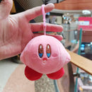 Fashion Star Kirby Plush Toys Keychain Chilkdren Toy Cute Pink Kirby Keychain Car Pendant Key Chain Woemen Keychains Toys Gifts