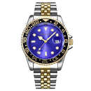 Free Dropping Role Watch Men Quartz Mens Watches Top Luxury Brand Watch Man Gold Stainless Steel Relogio Masculino Waterproof