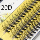 20D/30D Mink Super Cluster Eyelash Extension Natural 3D Russian Volume Faux Eyelashes Individual Lashes Makeup Cilia Cilias