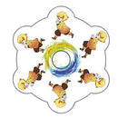 Whirling Running Animation Fidget Spinner Gyro Cartoon Anime Running Dynamic Hand Spinner for Children Adult Stress Relief Toys