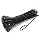Self-locking plastic nylon tie 100 PCS black 5X300cable tie fastening ring3X200 cable tie zip wraps strap nylon cable tie set