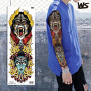 sexy tattoo stockings thigh leg temporary tatoos for women girls body stickers flowers peonies carp fish dragon snake tattoo big