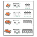 0.4-6.0mm 30/50/100 Pieces & SET Mini Fast Universal Wire Connector Easy Quick Wiring Car & Solar Energy Terminals