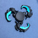 Anime Game Weapon Fidget Spinner Colorful Metal Zinc Alloy Ninja Shuriken Darts Hand Spinner Smooth Electroplate Fidget Gryo Toy