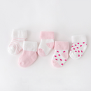 5Pair/lot New boy and girl baby socks thick newborn autumn and winter warm foot sock