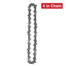 WOSAI 4 inch 6 inch Chain Guide Electric Chainsaw Chains and Guide Used For Logging And Pruning Electric Saw Parts Garden Tool