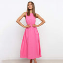 Ardm Sexy Spaghetti Strap Summer Dress 2022 New Slip Black Backless Maxi Dress Vintage Elegant Woman Party Dress Princess Dress