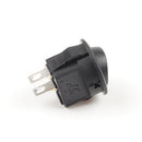 5pcs KCD1-105 Diameter Small Round Boat Rocker Switches Black Mini Round Black White Red 2 Pin ON-OFF Rocker Switch