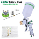 WENXING Professional HVLP Spay Gun 1.4/1.7/2.0mm Nozzle Gravity Airbrush For Car Painting