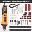 HILDA Electric Drill Mini Engraver Rotary Tool 400W Mini Drill 6 Position Rotary Tools Mini Grinding Machine