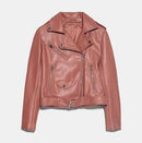 Spring and Autumn 2022 belt detachable epaulet motorcycle jacket leather jacket