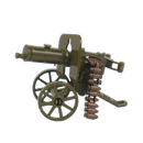 MOC Military SWAT Weapon WW2 Toy Gun Sandbag Cannon Building Blocks Bricks Toys for Children Kids Gifts DIY Toy Military