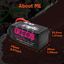 2PCS CNHL 4S 6S 14.8V 22.2V Lipo Battery 1100mAh 1300mAh 1500mAh 100C With XT60 For FPV Airplane Drone Quadcopter Helicopter