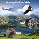 10-300x40 Metal Monocular HD Zoom Telescope Portable Telescope Powerful Binoculars with Tripod&Phone Holder for Camping Travel