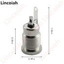 1/2/5Pcs/Set DC099 5.5 mm x 2.1mm DC Power Jack Socket Female Panel Mount Connector metal 5.5*2.1