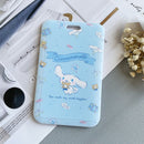 Kawaii Sanrio Keychain Cartoon Cat Sliding Card Holder Student Meal Card Bus Card Holder Lady Id Card Credit Card Holder Lanyard