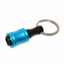 1/4inch Hex Shank Aluminum Alloy Screwdriver Bits Holder Extension Bar Drill Screw Adapter Quick Release Keychain Easy Change