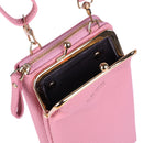 Women Wallets Brand Pu Leather Mobile Phone Bags Big Card Holders Wallet Handbag Purse Clutch Shoulder Crossbody Bags Lady 2022