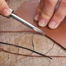 1pc 0.8/1.0/1.2/1.5mm Leather Edge Beveler Skiving Beveling Knife Cutting Hand Craft Tool with Wood Handle DIY Tools