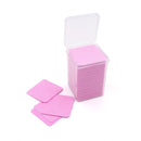 New 2 Colors Eyelash Glue Remover Cotton Wipes UV Gel Nail Tips Polish Remover Cleaner Lint-Free Paper Pad Lash Makeup Tools