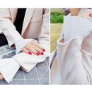 New Fake sleeves autumn winter wild sweater decorative sleeves pleated wrist Pleated organ fake sleeves universal fake cuff