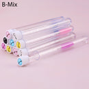 10pcs Pink Eyelashes Brushes Reusable Eyebrow Brush for Eyelash Extension Crystal Eyelash Brush Mascara Tube Make Up Hot Sales