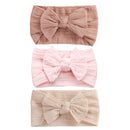 3pcs/lot Cable Knit Baby Girl Headband Bandeau Bebe Nylon Headbands for Newborn Girls Elastic Hair Band Baby Hair Accessories