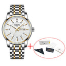 NIBOSI Gold Watch for Men Warterproof Sports Mens Watch Top Brand Luxury Clock Male Business Quartz Wristwatch Relogio Masculino