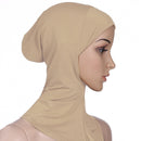 New Fashion Muslim Underscarf Women Veil Hijab Islamic Soft Cotton Solid Color Elastic Comfortable Breathable Casual Turbans