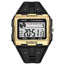 Big Numbers Easy to Read 5ATM Water Resistant Men Digital Watch Outdoor Sport