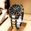 100%Original WISHDOIT Watch for Men TOP Brand Waterproof Sports Stainless Steel Chronograph 2021New Fashion Luxury Wristwatches