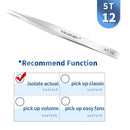 NAGARAKU Eyelash Extension Tweezers Makeup Stainless Steel Non-magnetic Pincet Volume Eyelash Tweezers 3D accurate