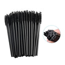 50 Pcs Disposable Crystal Eyelash brush Mascara Wands Applicator Diamond Eye Lash brushes Eyelash Extension women Makeup tools
