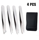 Anti-static Stainless Steel Tweezers Maintenance Tools Industrial Precision Straight Tweezers Repair Tool For Eyebrow DIY