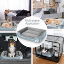 Dog Bed Fleece Pet Winter Warm Mat Kennel Cotton Mat Dog Thicken mattress Puppy Soft Pet cushion Waterproof Bottom Cozy sofa Bed