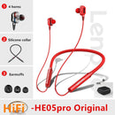 Lenovo Bluetooth5.0 Wireless Earbuds Magnetic Neckband Earphones IPX5 Waterproof Sport Headset with Noise Cancelling Mic HE05
