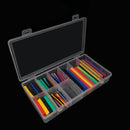 164pcs 328pcs 2:1 Heat Shrink Tube Kit Shrinking Assorted Polyolefin Insulation Sleeving Wire Cable 8 Sizes