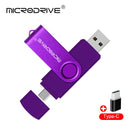 High Speed USB Flash Drive OTG Pen Drive 128gb 64gb Usb Stick 32gb type-c Pendrive Flash Disk for Android SmartPhone/PC