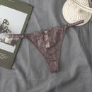 Women Sexy Lace Panties G String Transparent Underwear Hollow Out Panties Mesh Thongs Sex Low Waist Seamless Briefs Lingerie
