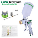 WENXING Professional HVLP Spay Gun 1.4/1.7/2.0mm Nozzle Gravity Airbrush For Car Painting