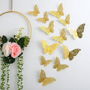 12pcs Suncatcher Sticker 3D Effect Crystal Butterflies Wall Sticker Beautiful Butterfly for Kids Room Wall Decal Home Decoration