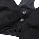 New Arrival Women Fashion V-Neck Sleeveless Button Down Fitted Racer Back Classic Vest Shirts Separate Waistcoat for Formal Wear
