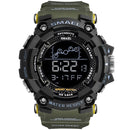 SMAEL Mens Watch Military Waterproof Sport WristWatch Digital Stopwatches For Men 1802 Military Electronic Watches Male Clock