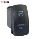 1PC 24V 20A Car Boat Rocker Switch 12V Waterproof Lighted Rocker Toggle Switch ON Off 5 Pin For Marine ATV RZR RV Auto Truck