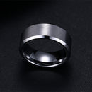 2017 Fashion Charm Jewelry ring men stainless steel Black Rings For Women